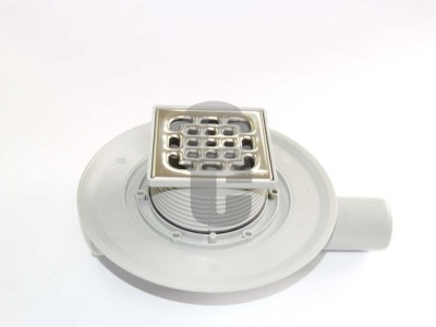 Сифон подов с метална решетка 10х10 - Viega